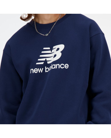 Felpa New Balance Nera Logo Bianco | Acquista Online
